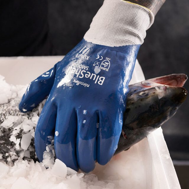 Butcher aprons with Sleeves & Cut safe gloves for butchers