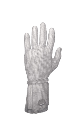 niroflex fix 8cm cuff, NIROFLEX fix, metzger handschuhe und Kettenhandschuhe für Metzger, Fleischer, Schlachthaus, Schlachthof, Metal mesh gloves & Stab Resistent Stainless Steeel, Cut Proof