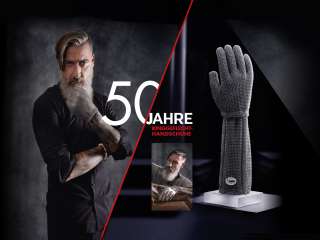 50 Jahre Ringgeflecht-Handschuhe – 50 Jahre Sicherheit