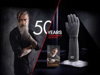 50 years of ring mesh gloves, 50 years of safety