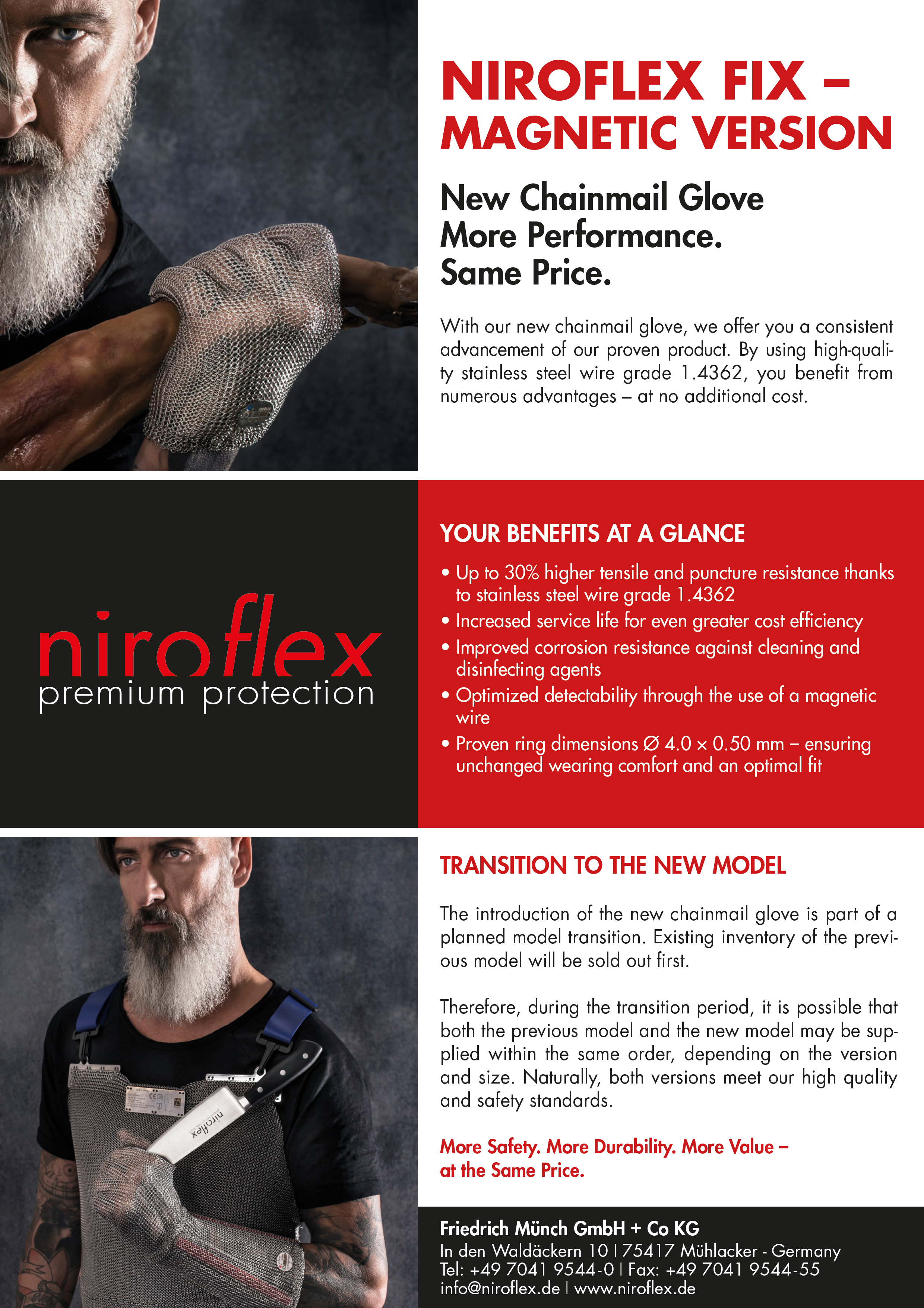 niroflex fix – magnetic version niroflex fix magnetic version